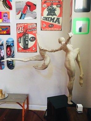 Michael Slowey: 'mondren 20th century statue', 2012 Body Art, Dance. The body of male and female...