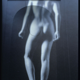 Claudia Nierman: 'El Umbral Azul', 1999 Cibachrome Photograph, nudes. Artist Description:   This image is also available printed on canvas 57 x 80; and in cibachrom 32x 45.  ...