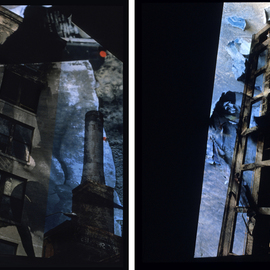 Claudia Nierman: 'Urban Mirage', 1999 Cibachrome Photograph, Architecture. Artist Description:  Part of a Series on ArchitectureThis is a diptych. Each image is 14 x 22. This image is also available printed on canvas 57 x 80; and in cibachrom 32x 45. ...
