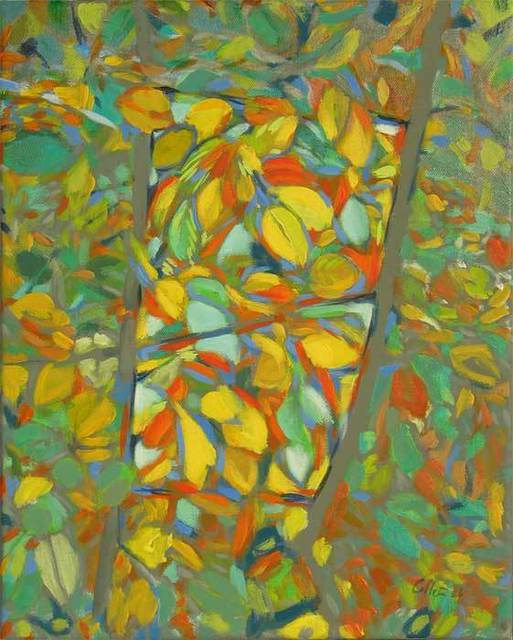 Bernard Collet  'Spring Window', created in 2005, Original Painting Acrylic.