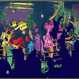 Harlem Nightclub 1949 By Marc Rubin