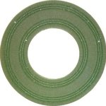 Single Charm Round Mirror Green Color, Connie Patterson