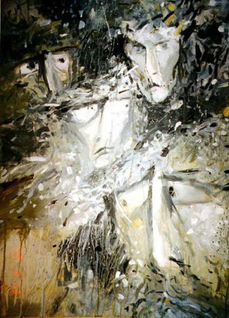 Constantine Cionca  'Composition 13', created in 1995, Original Painting Acrylic.