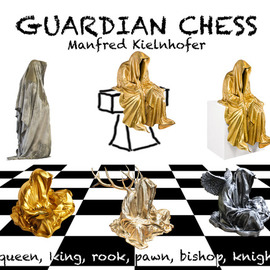 Manfred Kielnhofer: 'guardian chess', 2017 Ceramic Sculpture, Figurative. Artist Description: rent. masterart. org...