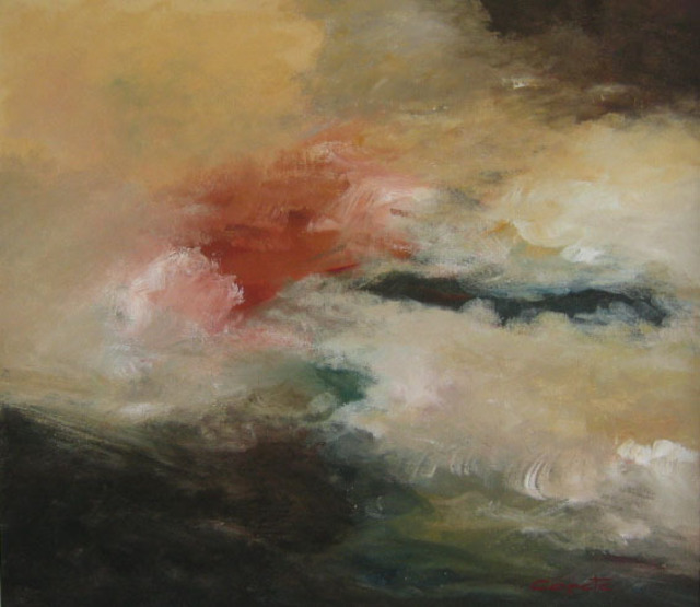 Ricardo Copete  'Storm', created in 2009, Original Painting Acrylic.