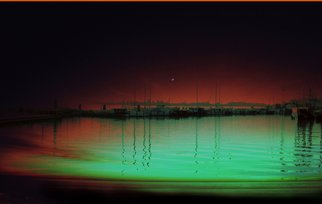 Corrie Ancone: 'NIGHTS SLEEP', 2010 Color Photograph, Landscape.      photographic overlay   photographic overlay  ...