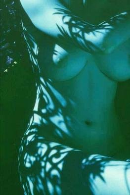 Corrie Ancone: 'blue nude', 2000 Color Photograph, nudes. Infra Red film....