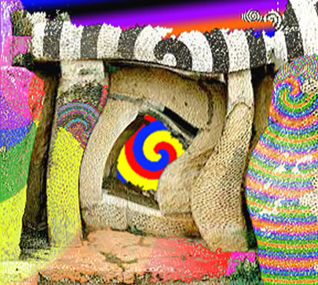 Cort Cameron  'Prehistoric Funhouse', created in 2006, Original Computer Art.