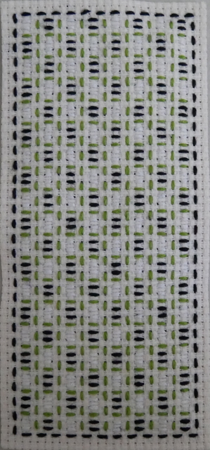 Courtney Cook  'Miniature Geometric 2', created in 2017, Original Textile.