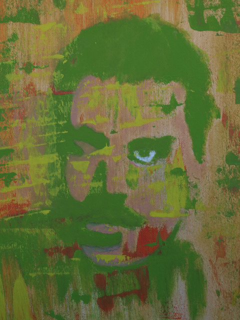 Artist Crina Iancau. 'In Shades Of Green' Artwork Image, Created in 2015, Original Painting Oil. #art #artist