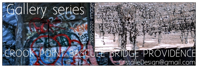 Artist Cristalle Amarante. 'Crook Point Bascule Bridge Ri' Artwork Image, Created in 2021, Original Photography Color. #art #artist