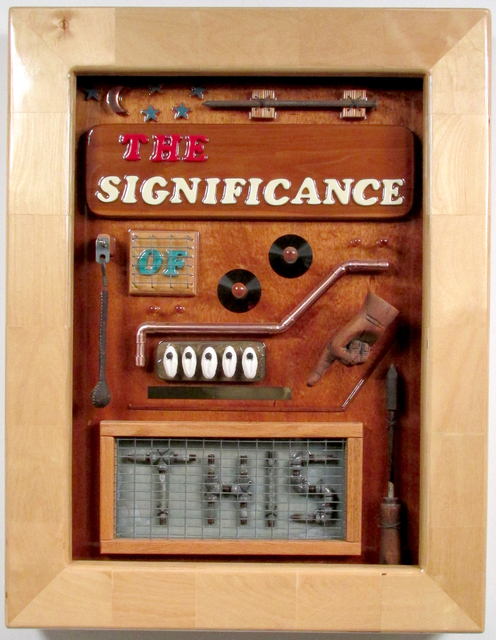 Artist Bill Czappa. 'The Significance Of This' Artwork Image, Created in 2003, Original Assemblage. #art #artist
