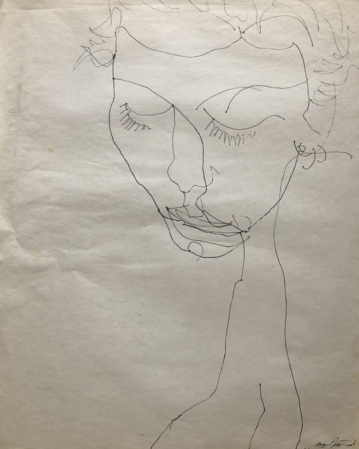 Bryan Mcfarland  'Beauty', created in 1996, Original Drawing Pencil.