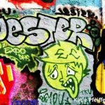 Graffiti Wall Number Three Jester By Katie Pfeiffer