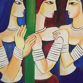 three ladies By Damini Grover
