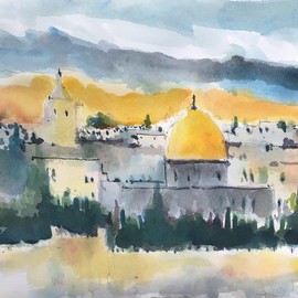Jerusalem Early Evening, Daniel Clarke