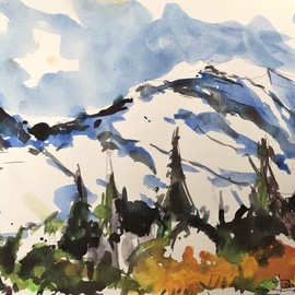 Mt Rainier Snow, Daniel Clarke