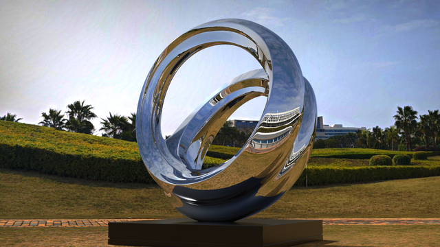 Artist Daniel Kei Wo. 'Echo Arc1' Artwork Image, Created in 2010, Original Sculpture Steel. #art #artist