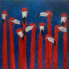 flamingos By Dariusz Bernat
