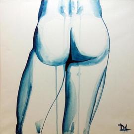 Dariya Afanaseva: 'resilience', 2014 Acrylic Painting, nudes. Artist Description:  canvas/ acrylic 50cm x 50cm 2014         ...