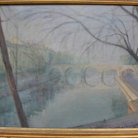 Slobodan Paunovic: 'Le Pont Marie Paris', 2008 Oil Painting, Landscape. Artist Description:  Le Pont Marie Paris ...