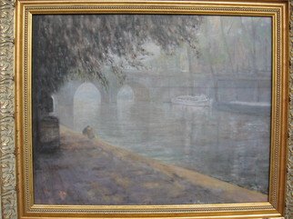 Slobodan Paunovic: 'Pont Neuf sur la Seine Paris', 2008 Oil Painting, Landscape.  Pont Neuf sur la Seine Paris ...
