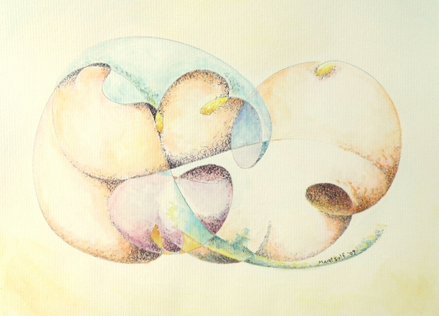 Dave Martsolf  'Odalisque', created in 2009, Original Drawing Pastel.