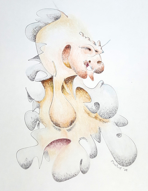 Dave Martsolf  'Alternate Speaker', created in 2018, Original Drawing Pastel.
