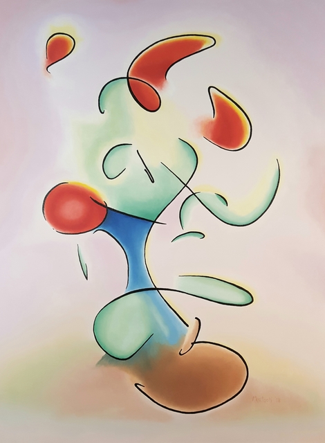 Dave Martsolf  'Bouquet', created in 2018, Original Drawing Pastel.