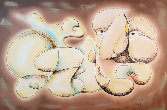Dave Martsolf  'Dreams Of Gold', created in 2019, Original Drawing Pastel.