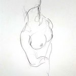 female nude torso By Dave Martsolf
