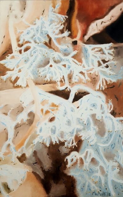 Dave Martsolf  'Reindeer Moss', created in 2018, Original Drawing Pastel.