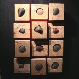 David Chang: 'Diversity Sings in Harmony', 2004 Wood Sculpture, Abstract. 