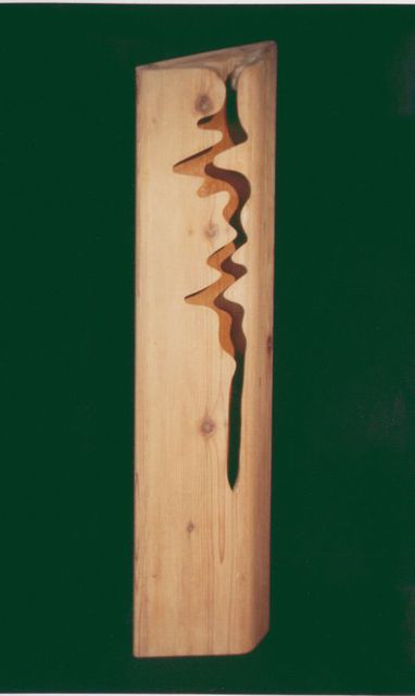 David Chang  'Flowing River', created in 2004, Original Sculpture Wood.