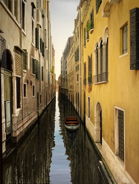Artist David Larkins. 'Sognare Venezia' Artwork Image, Created in 2016, Original Giclee Reproduction. #art #artist
