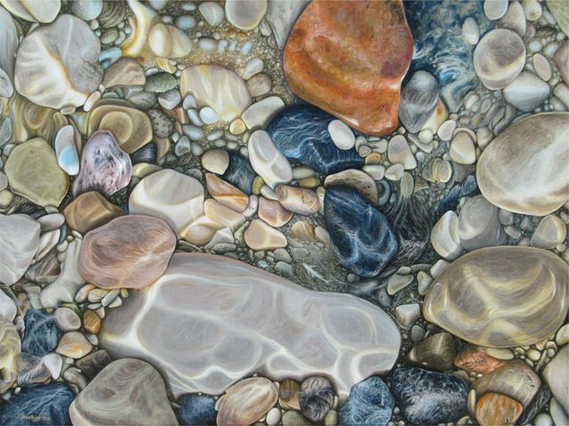 Artist David Larkins. 'The Minnow In A Sea Of Diversity' Artwork Image, Created in 2015, Original Giclee Reproduction. #art #artist