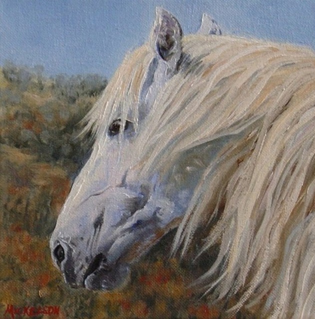 Debra Mickelson  'Breezy', created in 2010, Original Painting Oil.