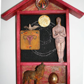 Barbara Melnik Carson: 'A Powerful Pause', 2008 Mixed Media Sculpture, Healing. 