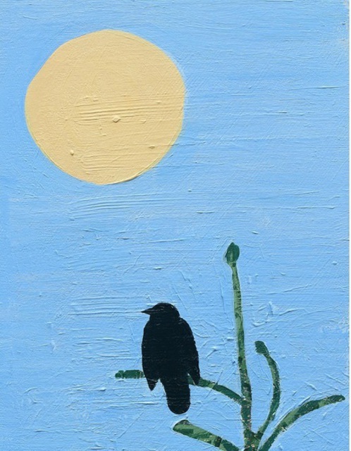 Delfina Moore  'Morning Bird', created in 2015, Original Painting Acrylic.