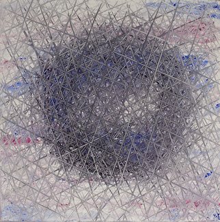 Nikolay Deliyanev: 'sfera 004', 2005 Acrylic Painting, Optical. 