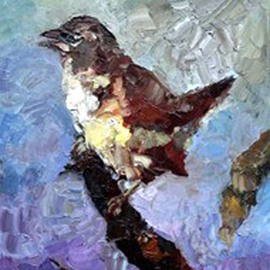Basha Aziz: 'the bird', 2005 Oil Painting, Birds. Artist Description:         oil on canvas                  ...
