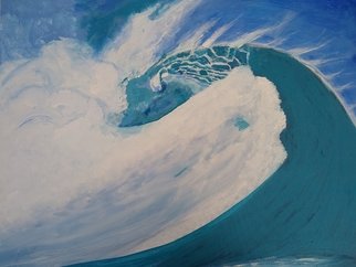 Aldeni Senhorinha De Lemos: 'rough sea', 2021 Acrylic Painting, Beach. Sea And Ocean Inspiration. acrylic on Canvas...