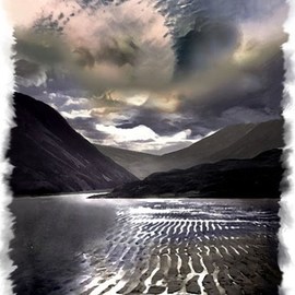 Dennis Mccallum: 'mackerel days', 2016 Mixed Media, Animals. Artist Description: Sea, sky, Scotland, loch...