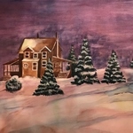 a snowy night By Deborah Paige Jackson