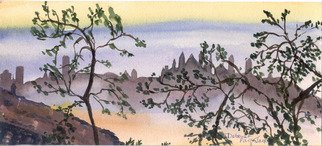 Deborah Paige Jackson: 'china scene', 2002 Watercolor, Landscape. China scenery...