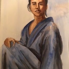 man in a robe By Deborah Paige Jackson