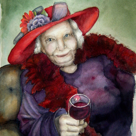 Red Hat Lady By Melody Greenlief