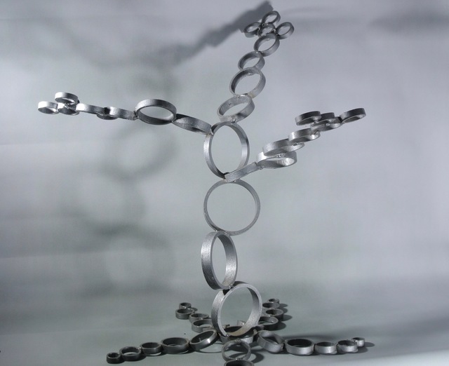 Diana Carey  'Infinitree', created in 2015, Original Sculpture Steel.