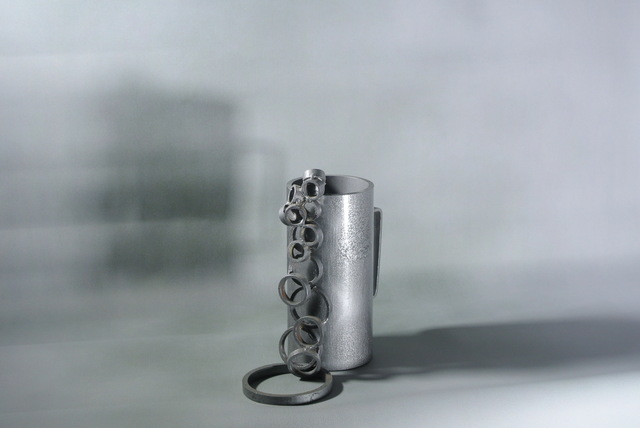 Diana Carey  'My Cup Runneth Over', created in 2014, Original Sculpture Steel.