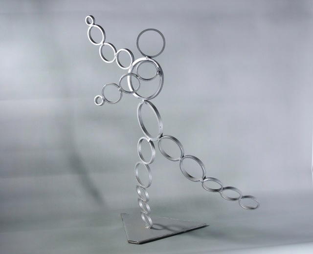 Artist Diana Carey. 'The Dancer SOLD' Artwork Image, Created in 2015, Original Sculpture Steel. #art #artist